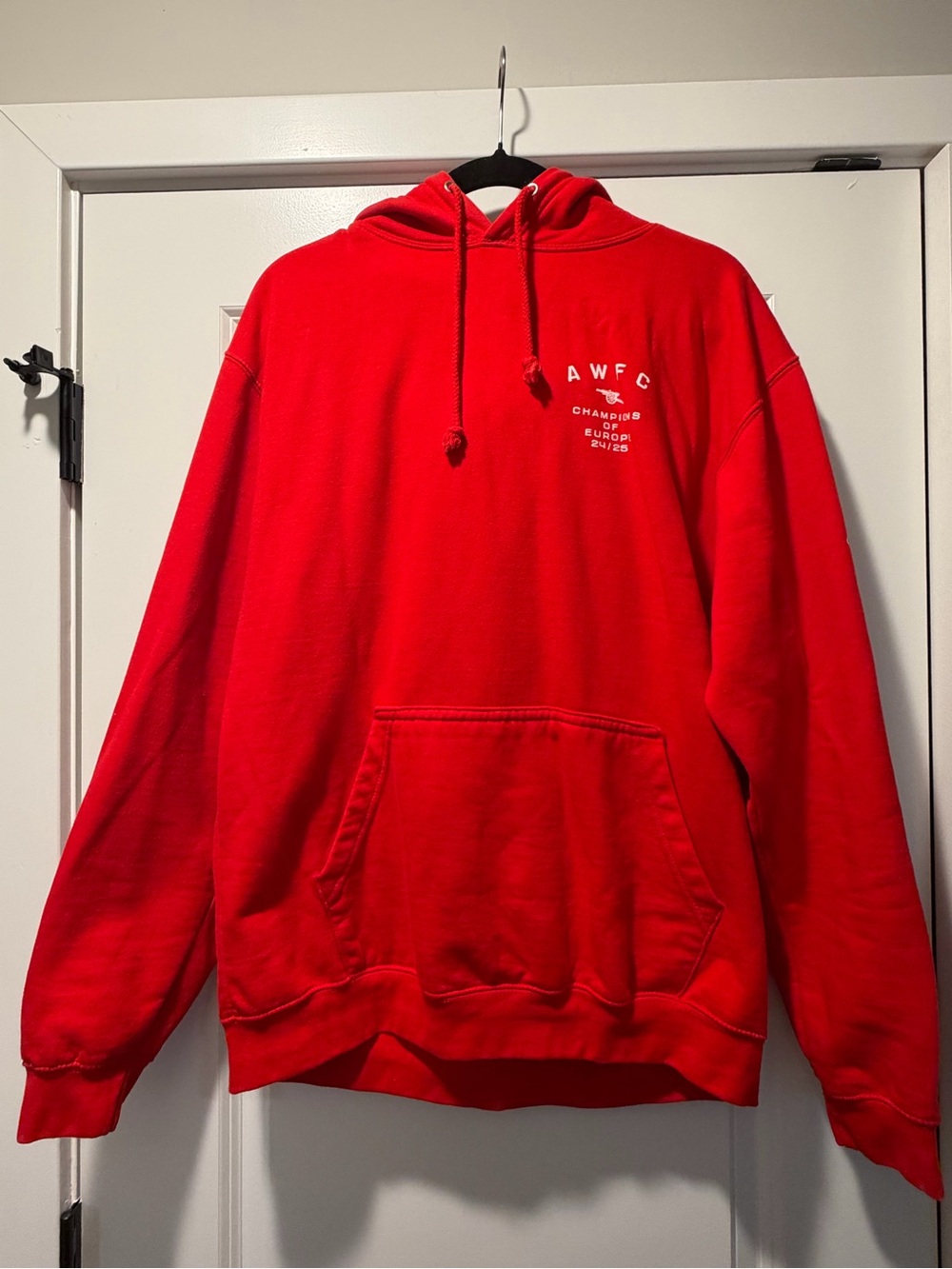 Red Arsenal WFC Champions League 24/25 Hoodie
